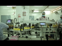 máquina automática de etiquetado de botellas de vidrio de dos lados de alta velocidad