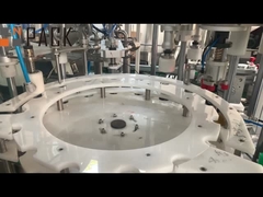 Máquina automática de llenado y tapado de loción cosmética con crema para el rostro con bomba peristáltica