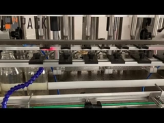 Máquina de llenado de salsa de mayonesa con mantequilla de maní de miel de control plc automático para botella