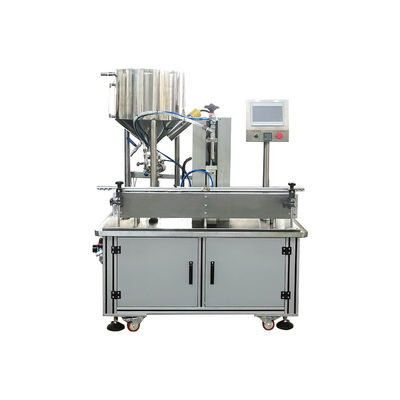 Máquina automática de llenado de líquido con una sola cabeza de pasta