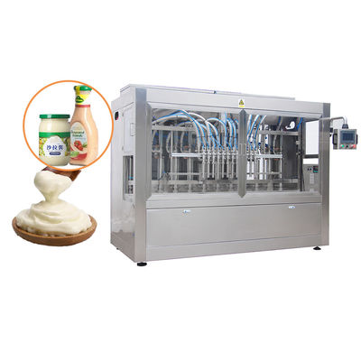 Máquina automática de llenado de hummus con construcción de acero inoxidable 304/316 para productos de alta viscosidad y precisión impulsada por servomotor