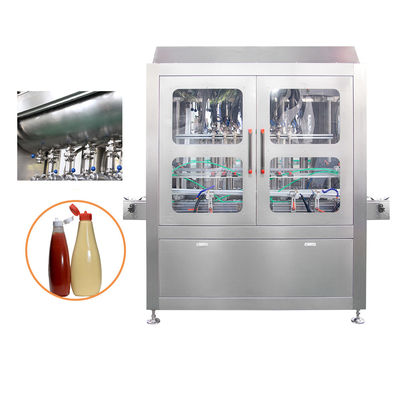 Máquina automática de llenado de frascos de vidrio de 50 g 250 g para espallar el chocolate