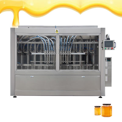 Máquina automática de llenado de miel por servomotor de pistón con control PLC