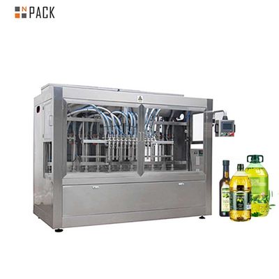 Máquina de llenado embotelladora de aceite de oliva con bomba de pistón de alta velocidad automática para botella de vidrio