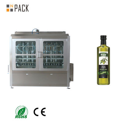 Máquina automática de llenado de botellas de vidrio de aceite de oliva de calidad alimentaria
