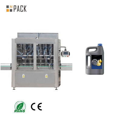 Máquina automática de llenado de aceite, alta velocidad, motor servo lineal, bomba de pistón, soluciones de llenado de lubricantes para bidones