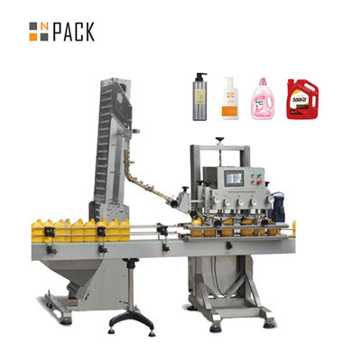 Fabricante de máquinas automáticas de tapa de botellas de vino con tornillo de 6 ruedas