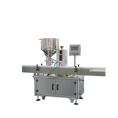 Máquina automática de llenado de bálsamo de tarro de plástico de vidrio de un solo cabezal