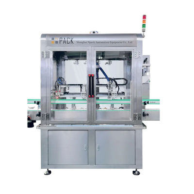 Máquina automática de llenado de servo-rotor con bomba para la pasta de salsa líquida de botellas de alta viscosidad