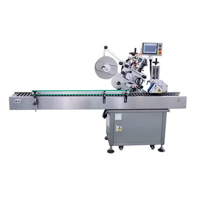 Máquina de etiquetado automática de etiquetas redondas para frascos de vial horizontal