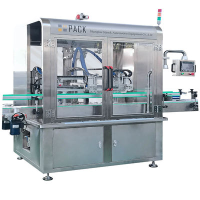 Máquina automática de llenado de productos líquidos y de pasta