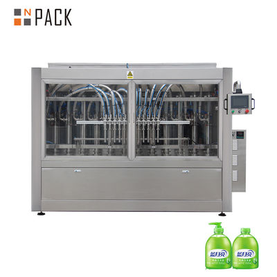 Npack Estructura lineal Máquina de embalaje de botellas de detergente totalmente automática