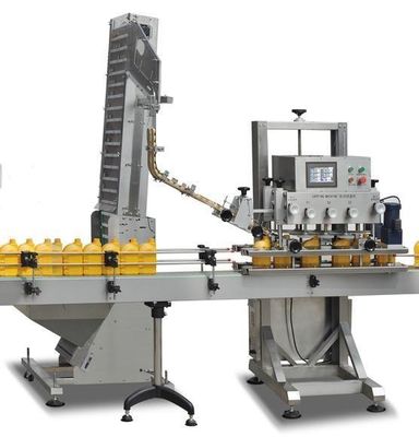 Npack Máquina automática de tapa de botellas de plástico de velocidad para tapa de botellas de vidrio