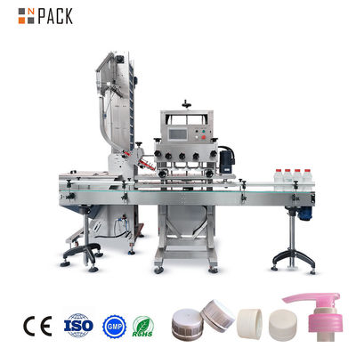 Npack Máquina de tapado de botellas de perfume de alcohol con control PLC