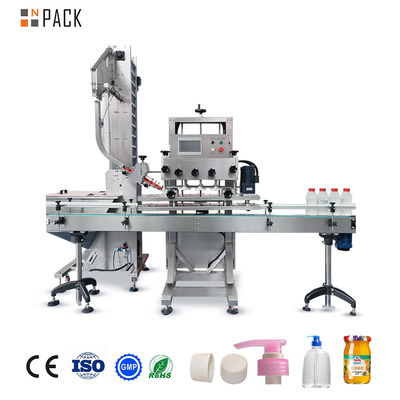 Máquina de sellado automático de tapas de botellas
