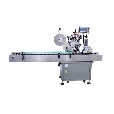 Máquina de etiquetado horizontal automático de salchichas de alta precisión con control PLC