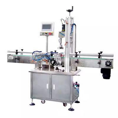 Máquina automática de taponamiento de botellas de plástico de alta velocidad con cabeza única