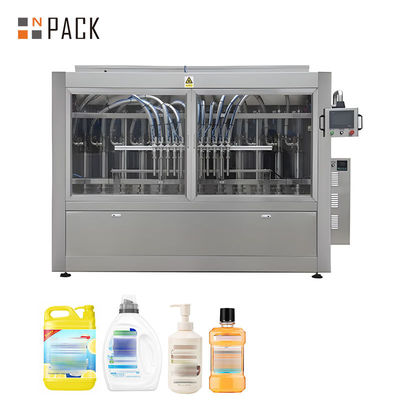 Máquina de embotellado química automática de la bomba de pistón 100ml-5000ml con control del PLC