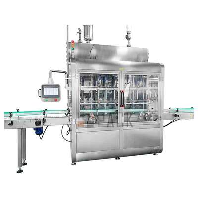 Máquina automática de llenado de servo-rotor con bomba para la pasta de salsa líquida de botellas de alta viscosidad